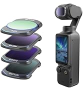 ​​TELESIN Magnetic CPL&ND Filter Kit for DJI OSMO Pocket 3, ND16/64/256 with CPL Filter, Landscap...