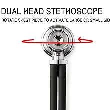 Sprague Rappaport Stethoscope Dual Head