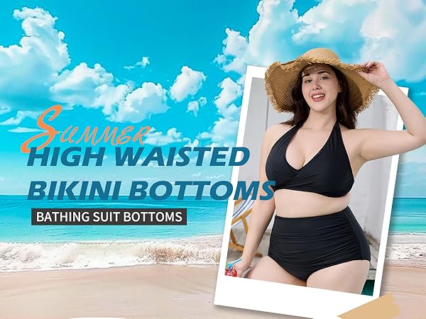 Amazon.com: COCOPEAR Women's High Waisted Full Coverage