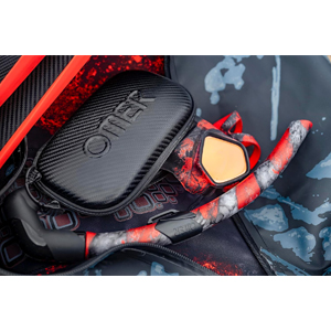 Amazon | O.ME.R(オマー) フリーダイビング ZOOM SNORKELS RED