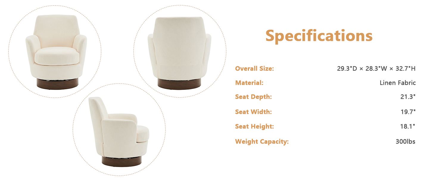 Round Barrel Chair