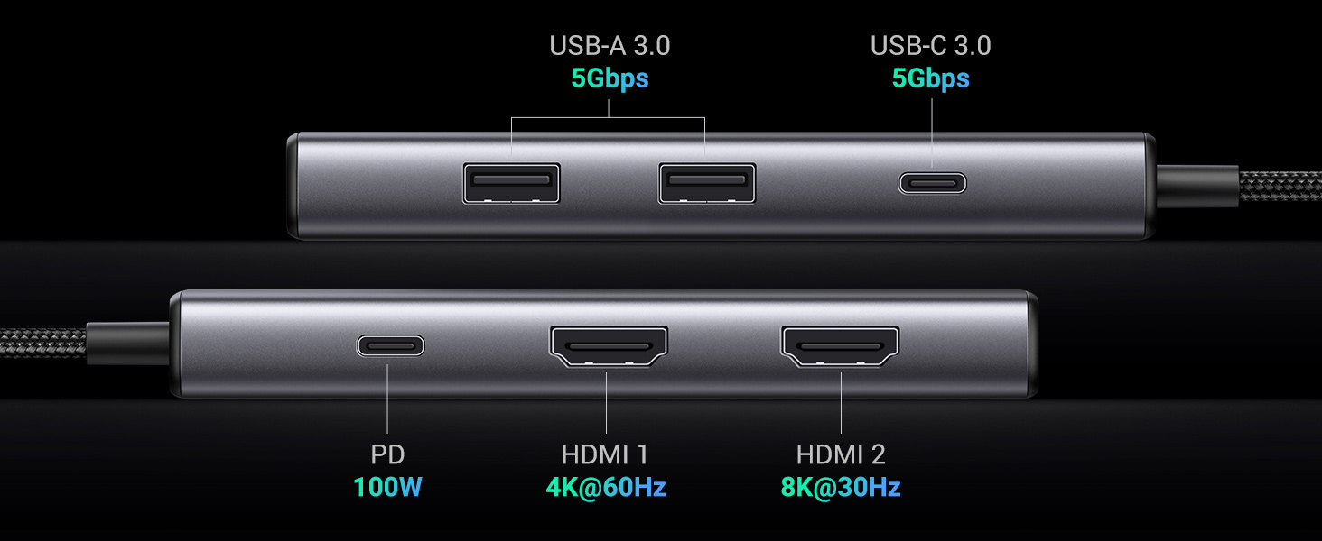 Hub 206 6-en-1 USB C