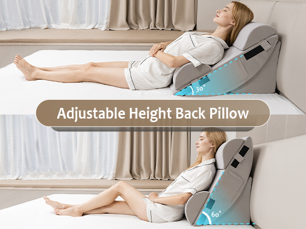 Adjustable Height Back Pillow