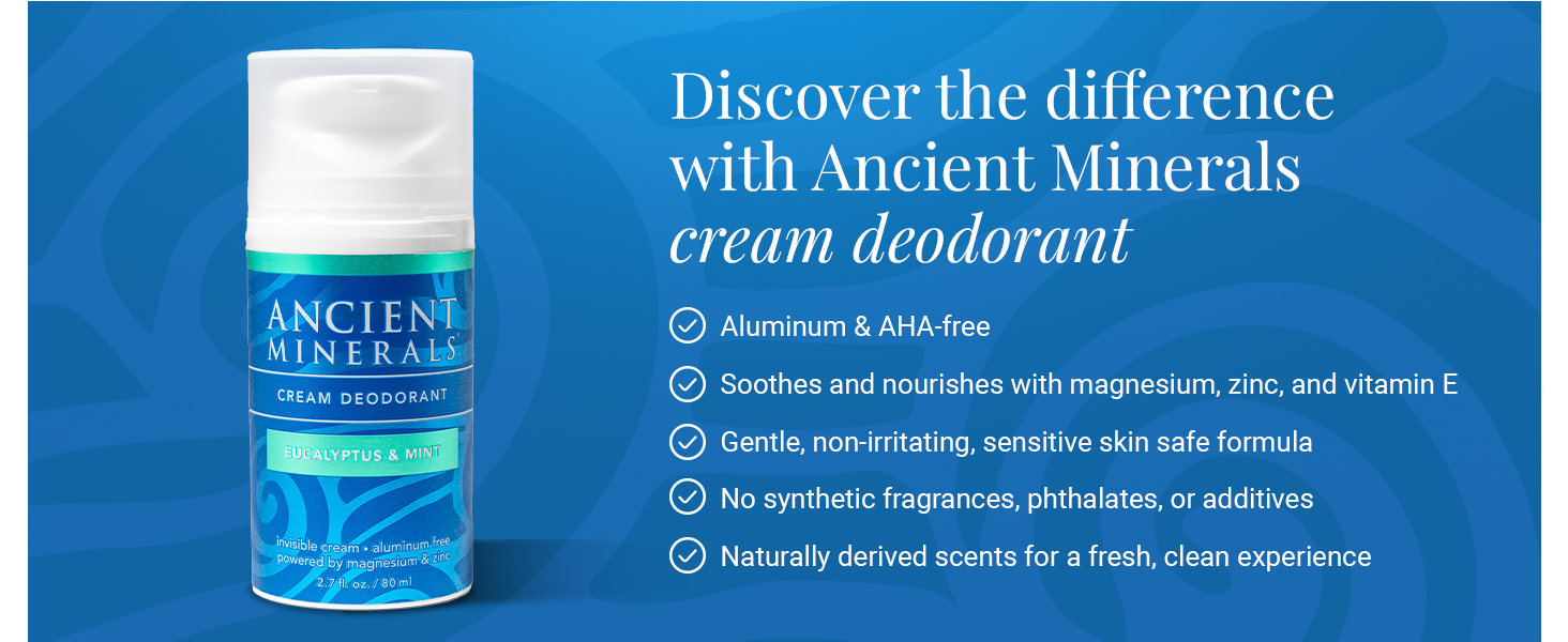 what's in ancient minerals deodorant