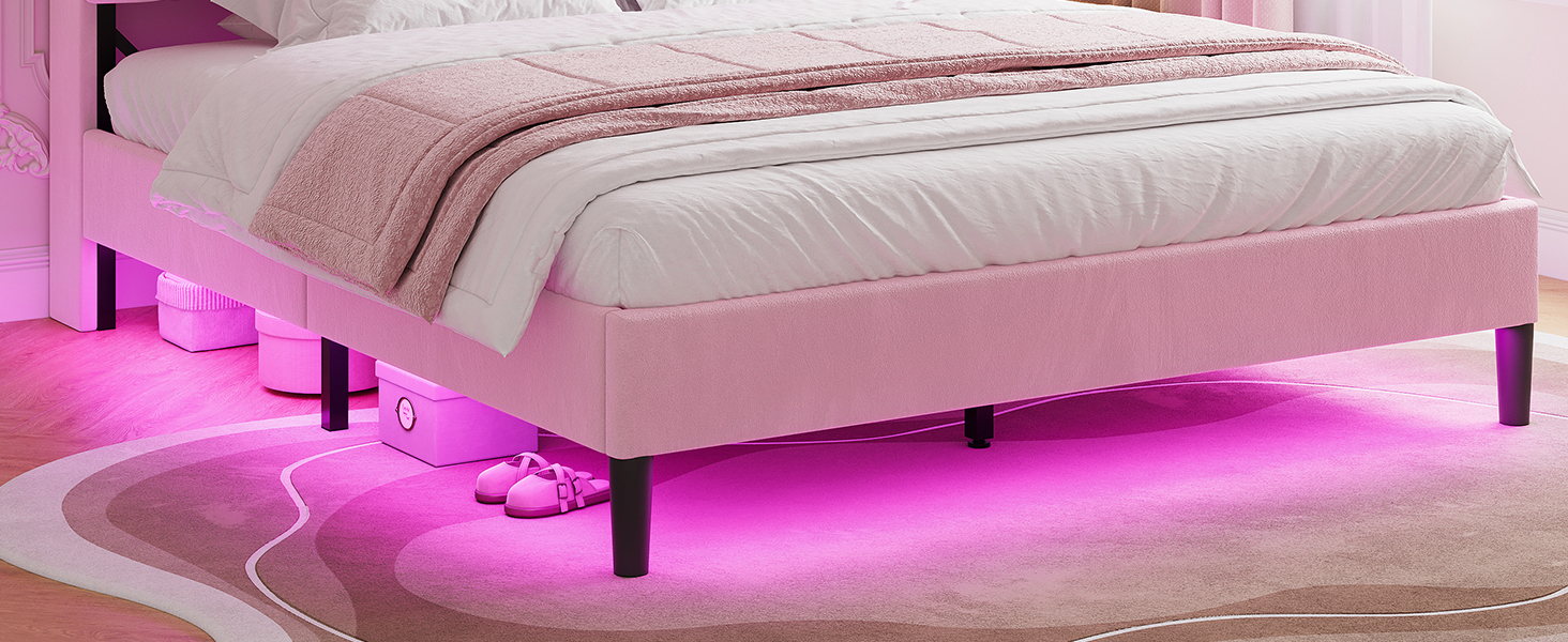 queen bed frame with storage