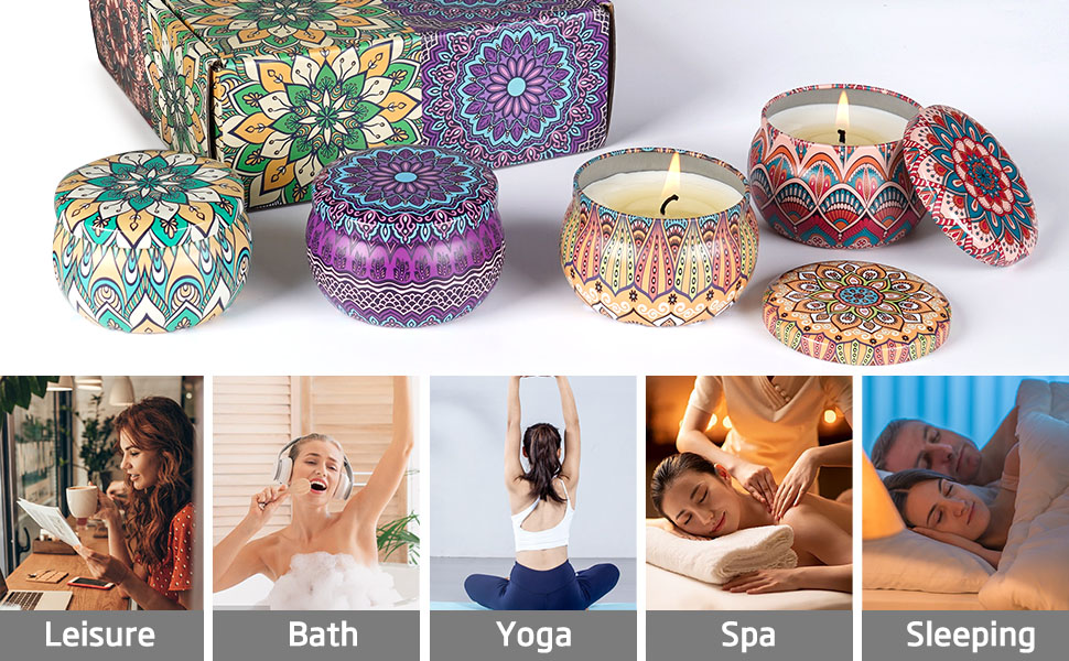 Scented Candles Gifts Set