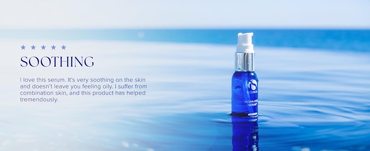 soothing love this serum very soothing on the skin doesn&amp;#39;t leave oily helped tremendously