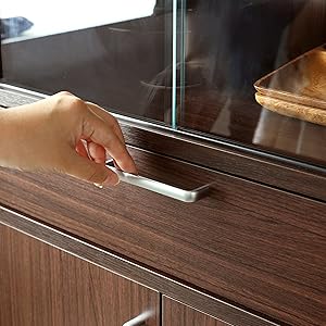 Amazon｜白井産業 食器棚 カップボード キッチン収納 ガラス