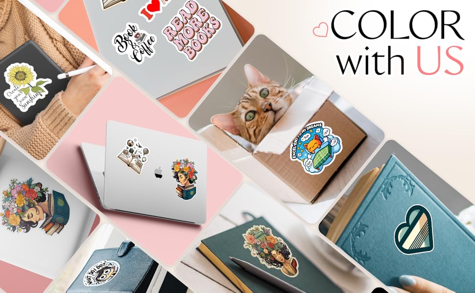 Color Your World: Unleash Creativity with Our Artful Sticker Collection