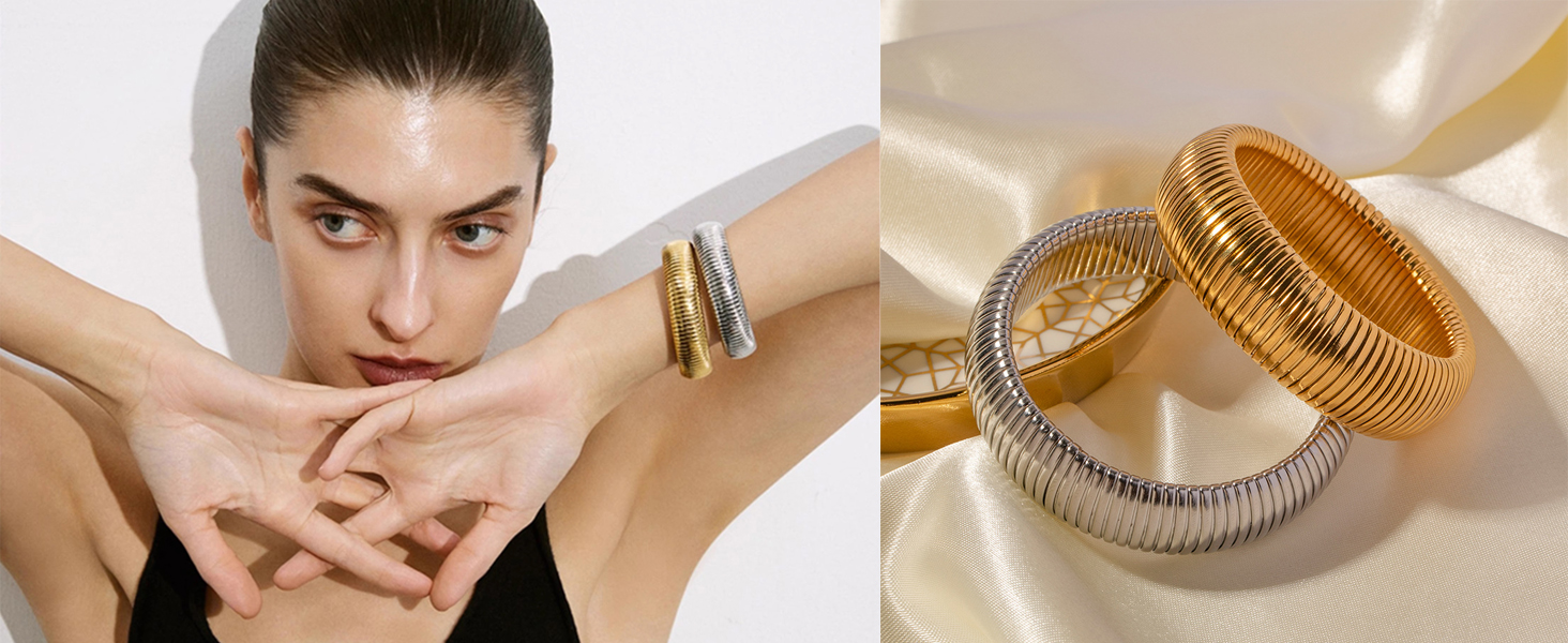 Stainless Steel Stretch Bracelet