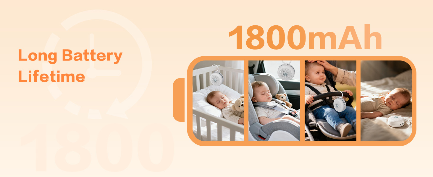 noise machine long battery lifetime