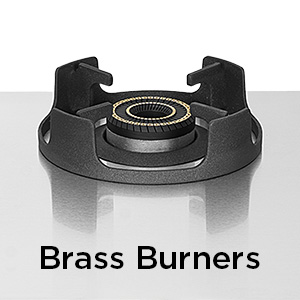 Brass burners gas stove
