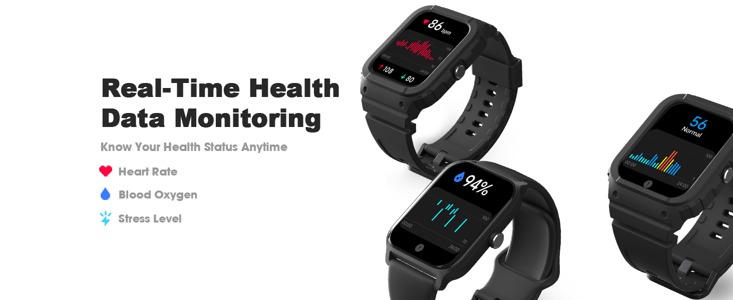 TOOBUR Smart Watch for Women Men Alexa Builtin, 1.8