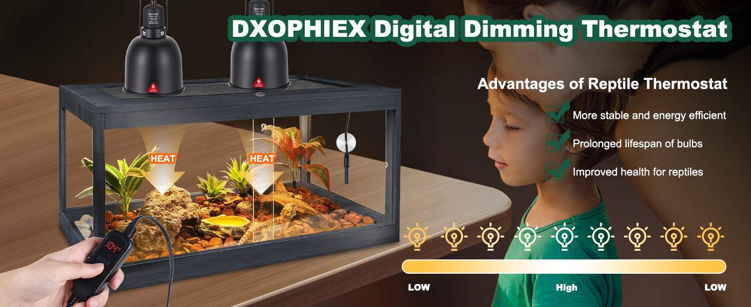 reptile heat lamp dome