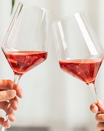 Red wine glass