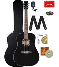 Amazon.com: Fender CD-60 Dreadnought Acoustic Guitar - Black