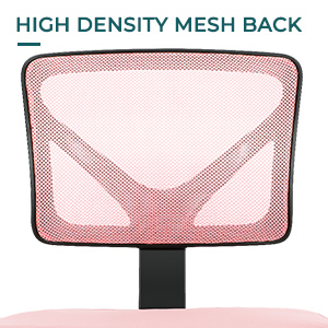 Desk Chair - Armless Mesh Office Chair. Ergonomic Computer Desk Chair