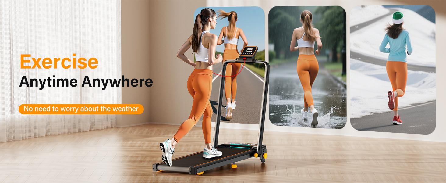 walking pad with incline handle bar treadmill for home