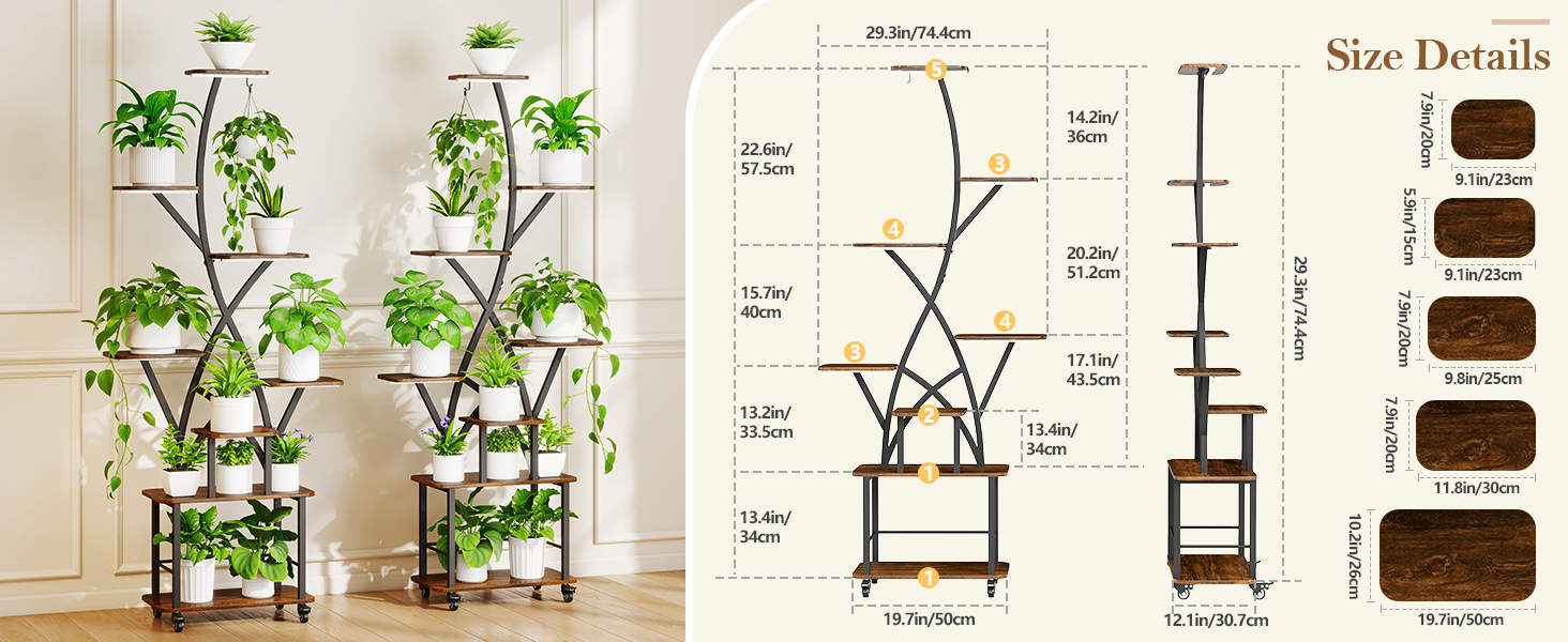 corner plant stand for indoor plants