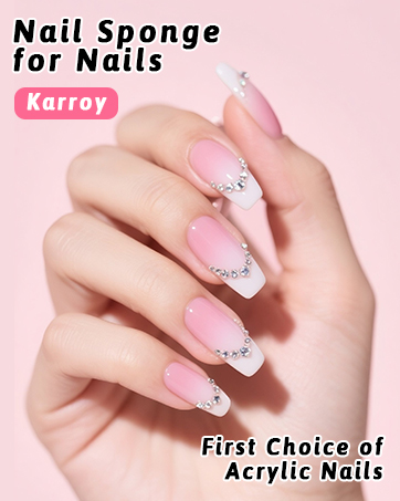 sponges patting for ombre nails painting gel