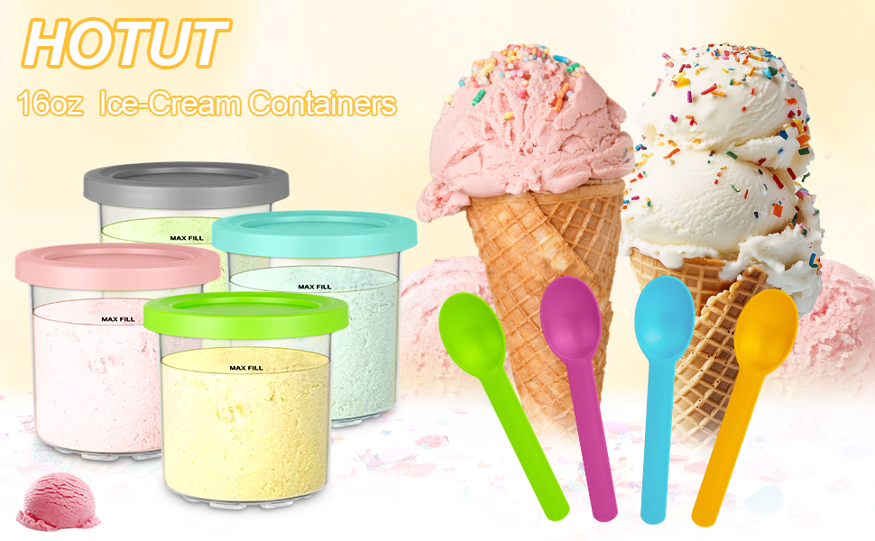 Creami Pint Containers for Ninja