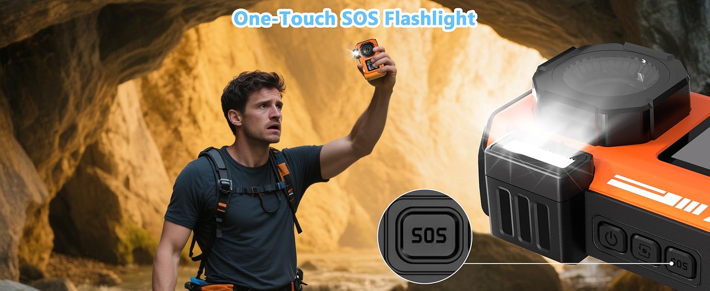 SOS flashlight
