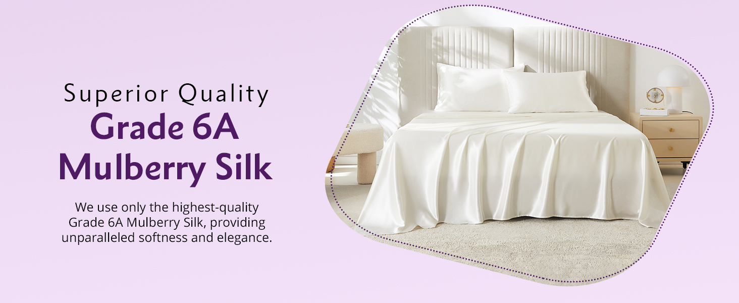 mulberry silk bed sheets complete 4-piece sheet set organic cover faux fur natural 4pcs momme 4pc 