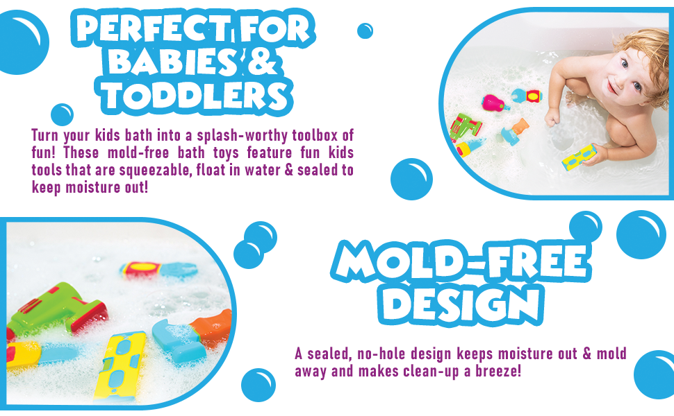 mold free bath toys kids tools