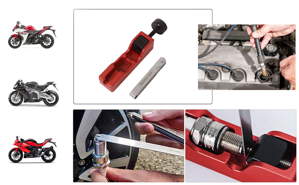 Oldbones Spark Plug Gap Tool With Feeler Gauge,Universal Spark Plug