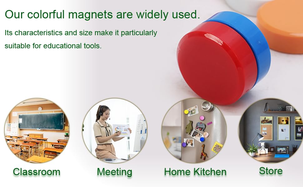 Refrigerator 50 Pack Fridge Round White Board