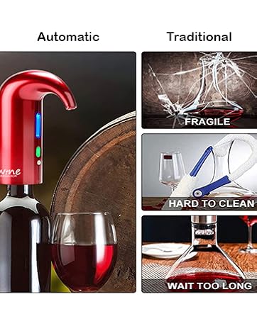 Smart Electric Wine Aerator Dispenser Set