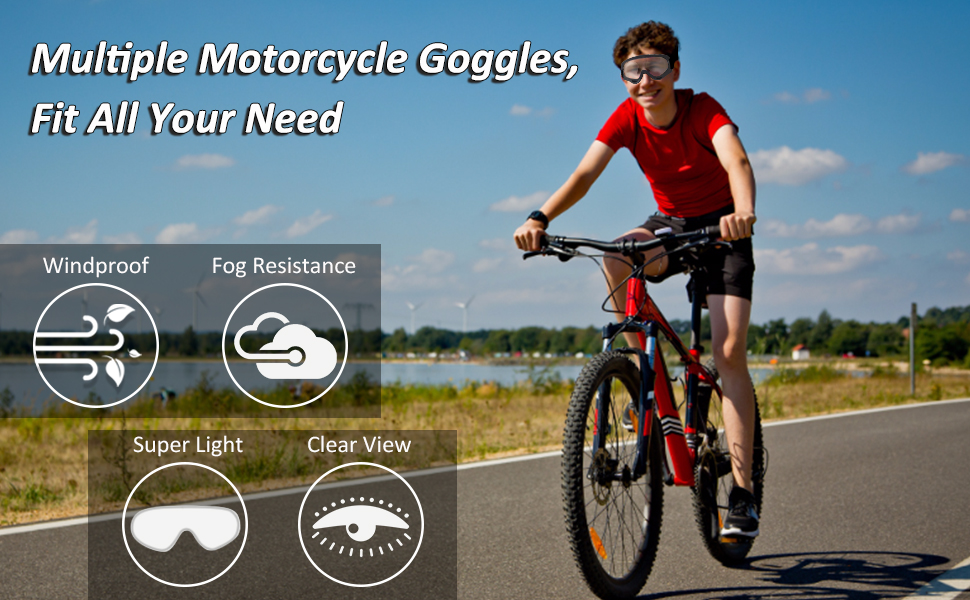 jie polly motocross goggles