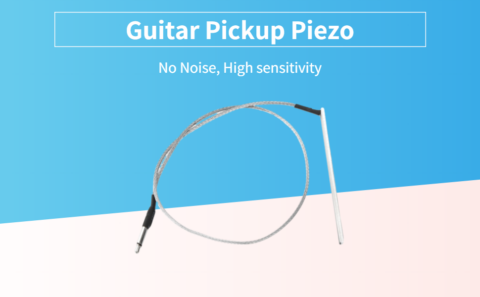 Guitar Piezo Pickup, UnderSaddle Piezo Pickup with 2.5mm Jack Upgrade