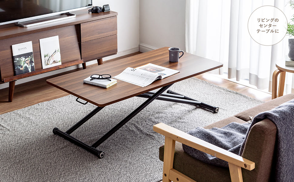 最大98%オフ! 移動しやすい Dinosキャスター付き昇降式テーブル 60cm