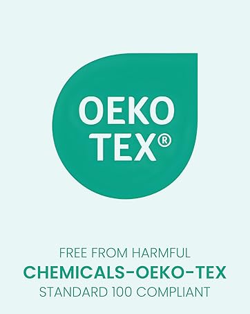 oeko tex logo representing the quality of the mens clothing