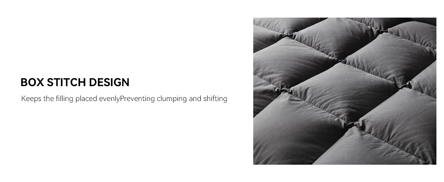 LOVSOUL Goose Feather Down Fiber Comforter King Size, 100% Organic Cotton Fabric Duvet Insert, All Season Grey Bedding C 210f6664 B87f 4436 B681 73cb9b9758f8. CR0,0,1464,600 PT0 SX1464 V1