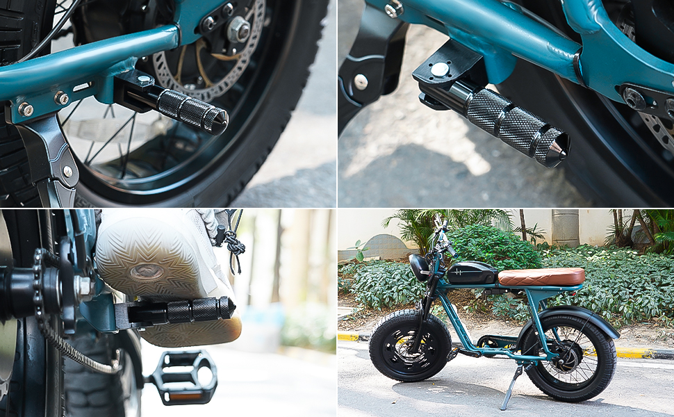 Papiko☆ Amazon.com: YIBEICO Foldable Passenger Foot Pegs for Super