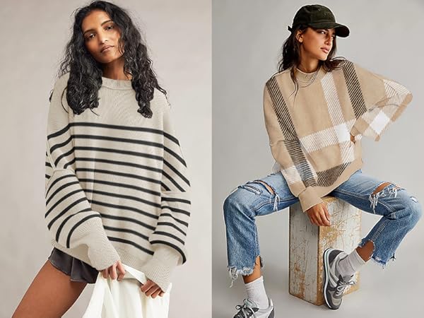 トップス LINKS CHECK KNIT PULLOVER トップス LINKS CHECK KNIT PULLOVER Checkered Knit Sweater