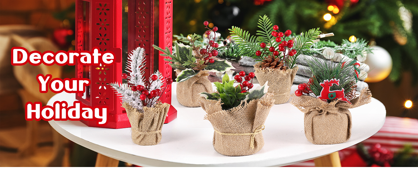 desktop christmas tree