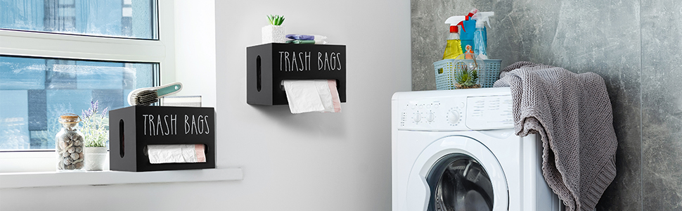 Trash Bag Roll Holder for Plastic Bags