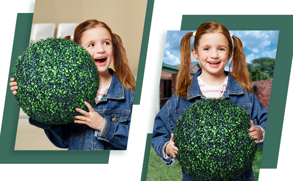 faux plant topiary ball