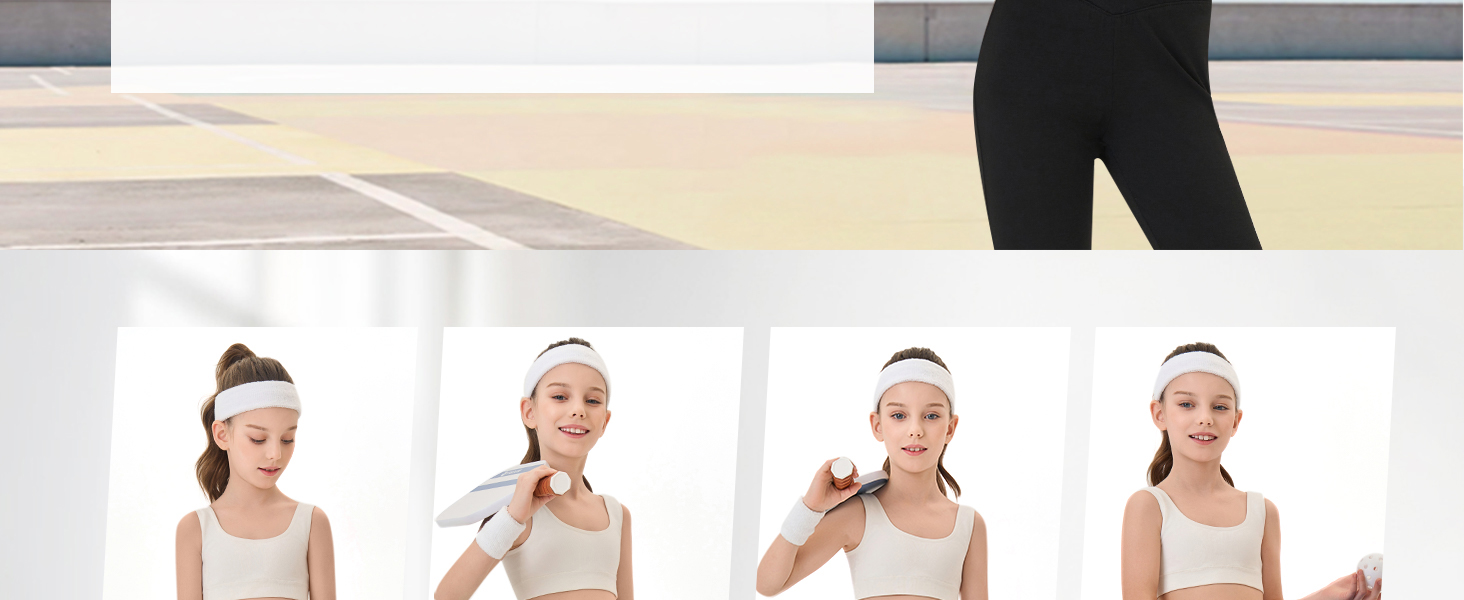 Girls High Waited Flare Leggings