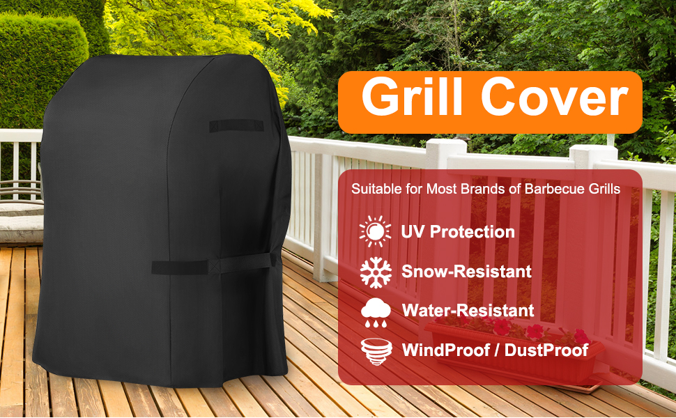 LBTING Grill Cover, 40inch Heavy Duty 300D Oxford