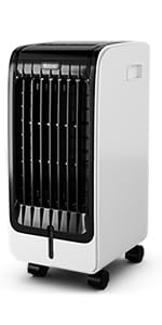 GOPLUS Climatiseur Mobile Avec Chauffage-Rafraîchisseur D'Air-Réservoir7L-3 Modes&3 Vitesses Variables-Minuterie 8H&Télécommande 14 5
