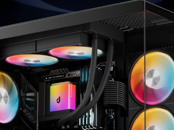 ⭐CPUクーラー 水冷、デジタルディスプレイ 240mm 簡易水冷CPUクーラー 並行輸入品】 Ocypus Iota L24 CPUクーラー 水冷、デジタル