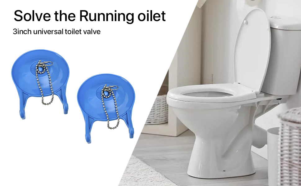 2 Pack Toilet Flappers Replacement Compatible for Gerber 99788 Water