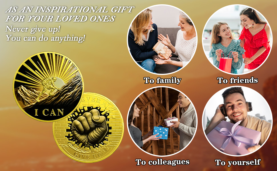 I can coin, never give up coin