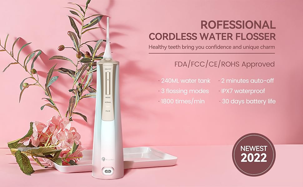 dental flosser water flosser cordless Oral Irrigator Rechargeable water flosser