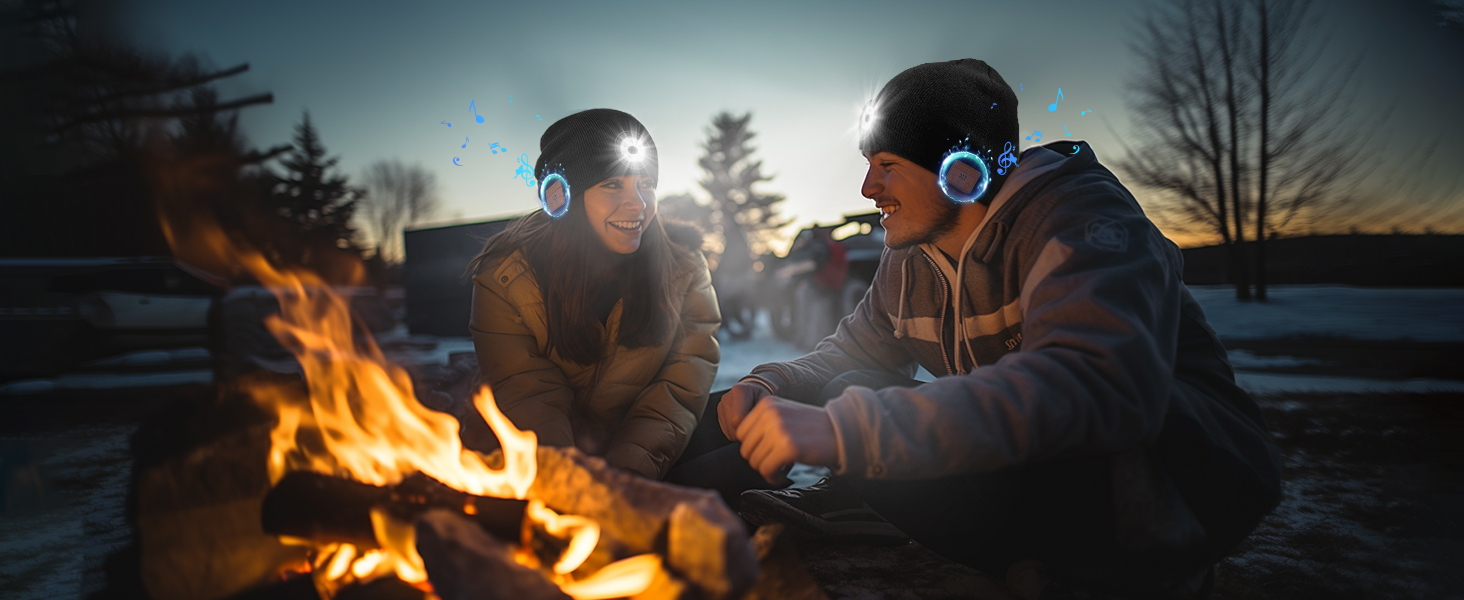 Bluetooth Beanie Lighted Hat