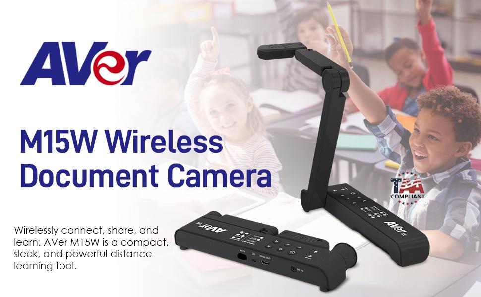 AVer M15W Document Camera Wireless cam for Remote
